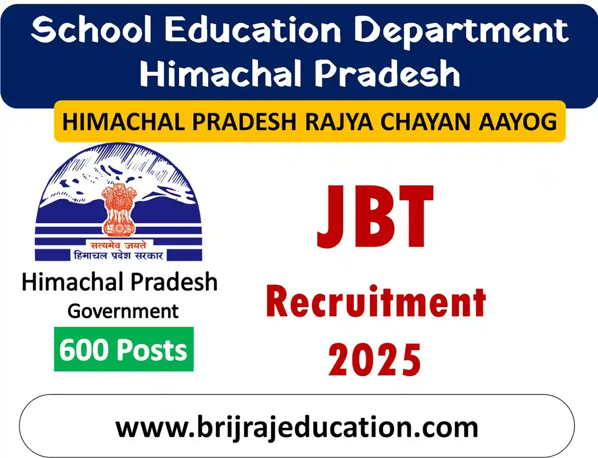Himachal Pradesh JBT Exam Syllabus and Pattern
