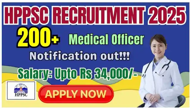 HPPSC MO (Medical Officer) Recruitment 2025 - Apply Online for 232 Posts