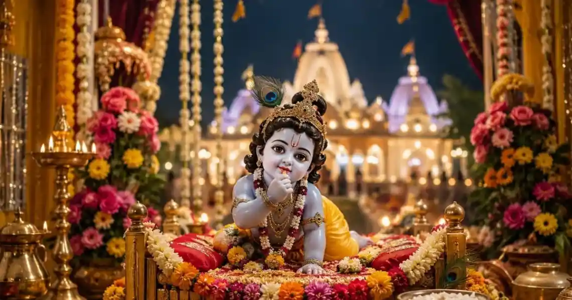 जन्माष्टमी 2026 तिथि, शुभ मुहूर्त, पूजा विधि और महत्व