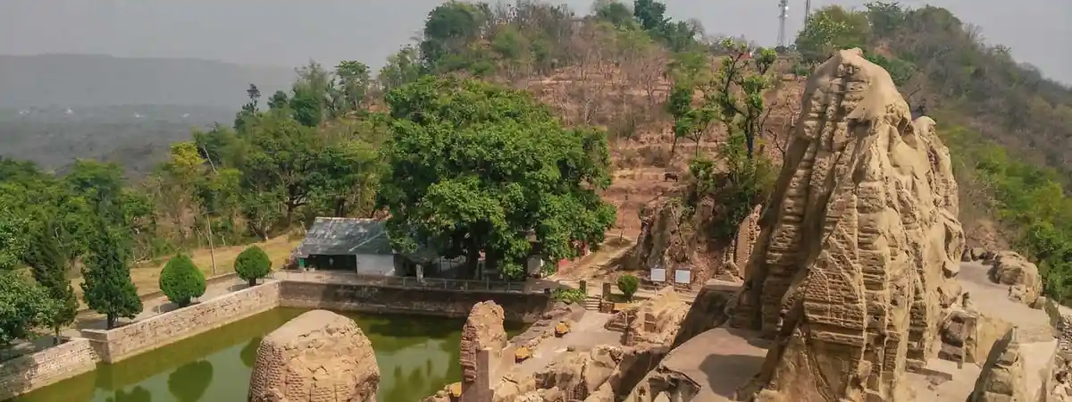 Masroor Rock Cut Temple - Hindu temples in Kangra Valley