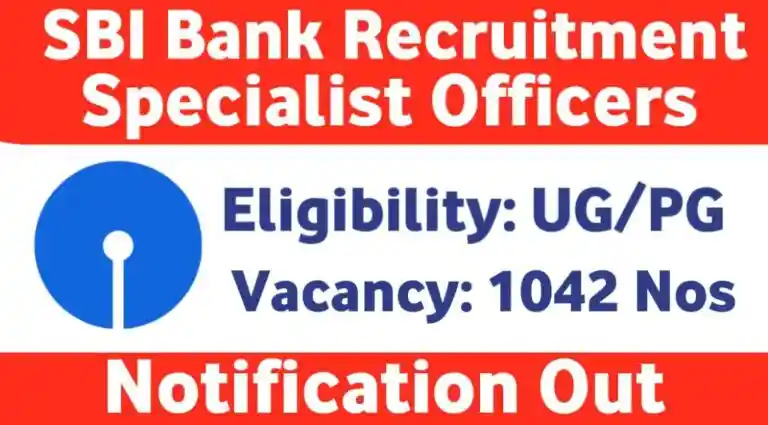 SBI Bank SO Recruitment 2025 ? Apply Online for 996 Specialist Officer Posts
